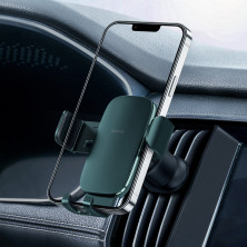 Автодержатель для телефона Baseus Metal Age2 Gravity Air Outlet Version в воздуховод Зеленый
