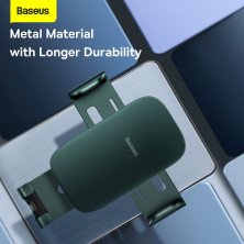 Автодержатель для телефона Baseus Metal Age2 Gravity Air Outlet Version в воздуховод Зеленый