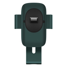Автодержатель для телефона Baseus Metal Age2 Gravity Air Outlet Version в воздуховод Зеленый