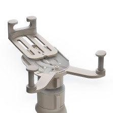 Автотримач для телефона Baseus Stable Gravitational Car Mount Air Outlet Version в повітропровід (SUWX020002) Білий