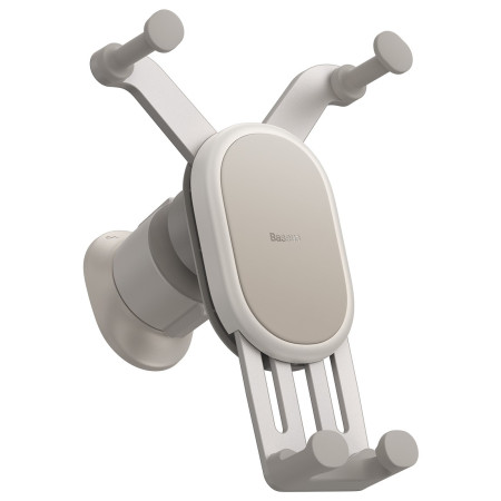 Автотримач для телефона Baseus Stable Gravitational Car Mount Air Outlet Version в повітропровід (SUWX020002) Білий