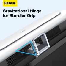Вентилятор портативный Baseus Refreshing Monitor Clip-On & Stand-Up Desk Fan настольный и с креплением на монитор Белый