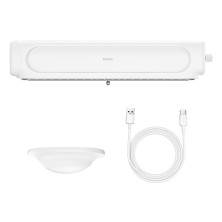 Вентилятор портативный Baseus Refreshing Monitor Clip-On & Stand-Up Desk Fan настольный и с креплением на монитор Белый