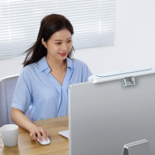 Вентилятор портативный Baseus Refreshing Monitor Clip-On & Stand-Up Desk Fan настольный и с креплением на монитор Белый