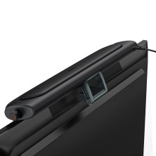Вентилятор портативный Baseus Refreshing Monitor Clip-On & Stand-Up Desk Fan настольный и с креплением на монитор Черный