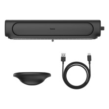 Вентилятор портативный Baseus Refreshing Monitor Clip-On & Stand-Up Desk Fan настольный и с креплением на монитор Черный