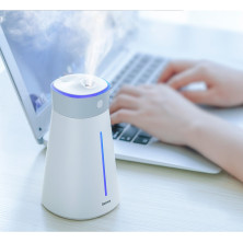 Увлажнитель воздуха Baseus Slim Waist Humidifier 380 мл с функцией ночника и портативного вентилятора Белый