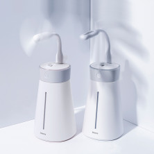 Увлажнитель воздуха Baseus Slim Waist Humidifier 380 мл с функцией ночника и портативного вентилятора Белый