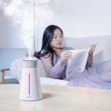 Увлажнитель воздуха Baseus Slim Waist Humidifier 380 мл с функцией ночника и портативного вентилятора Белый