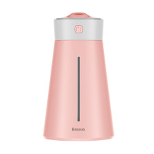 Зволожувач повітря Baseus Slim Waist Humidifier 380 мл з функцією нічника і портативного вентилятора Рожевий