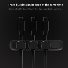 Органайзер для проводів Baseus Peas Cable Clip Чорний