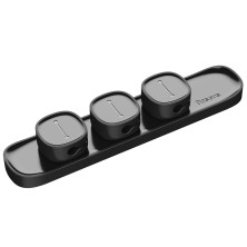 Органайзер для проводів Baseus Peas Cable Clip Чорний