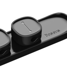 Органайзер для проводів Baseus Peas Cable Clip Чорний