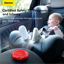 Ароматизатор в машину Baseus Metal Fabric Aroma Holder и 4 арома-картриджа Красный
