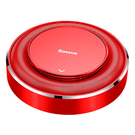 Ароматизатор в машину Baseus Metal Fabric Aroma Holder и 4 арома-картриджа Красный