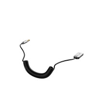 Bluetooth AUX аудіоадаптер Baseus BA01 USB Wireless Adapter Cable авто адаптер ресивер магнітоли Чорний