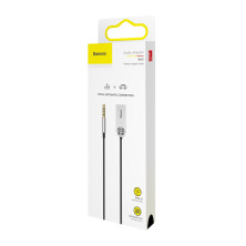 Bluetooth AUX аудіоадаптер Baseus BA01 USB Wireless Adapter Cable авто адаптер ресивер магнітоли Чорний