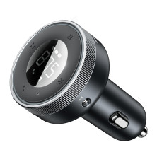 FM-трансмиттер Baseus Enjoy Car Wireless AUX MP3 Charger 2USB 3.4A Черный