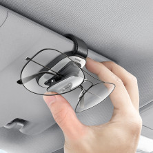 Автотримач для окулярів Baseus Platinum Eyewear Clip на сонцезахисний козирок Сріблястий