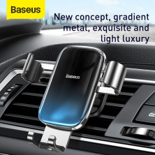 Автодержатель для телефона Baseus Glaze Gravity Car в воздуховод Черный