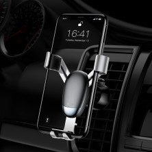 Автодержатель для телефона Baseus Mini Gravity Holder Серебристый