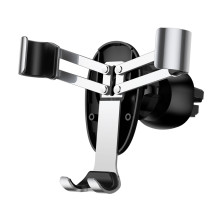 Автодержатель для телефона Baseus Mini Gravity Holder Серебристый