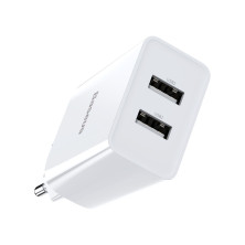 Сетевое зарядное устройство Baseus Speed Mini Dual U Charger 2USB 2.1A 10.5W Белый