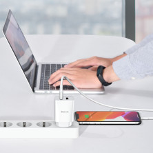 Сетевое зарядное устройство Baseus Speed Mini Dual U Charger 2USB 2.1A 10.5W Белый