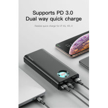 УМБ Baseus Amblight 20000mAh 18W з технологією QC3.0 + PD3.0 Чорний