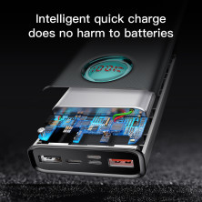 УМБ Baseus Amblight 20000mAh 18W з технологією QC3.0 + PD3.0 Чорний
