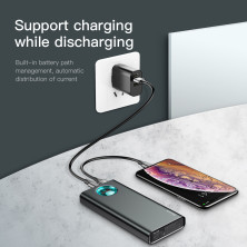 УМБ Baseus Amblight 20000mAh 18W з технологією QC3.0 + PD3.0 Чорний