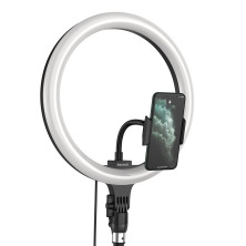 Комплект блогера 3в1 Baseus Live Stream Holder 120 LED (Тримач з LED лампою 30,5 см та штатив 170 см)