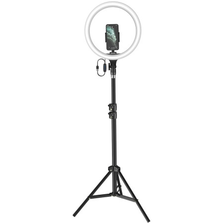 Комплект блогера 3в1 Baseus Live Stream Holder 120 LED (Тримач з LED лампою 30,5 см та штатив 170 см)