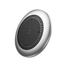 Беспроводное зарядное устройство Baseus Whirlwind Desktop Wireless Charger с технологией Qi 10W Серебристый