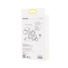 Автодержатель для телефона магнитный Baseus Small Ears в воздуховод Серебристый