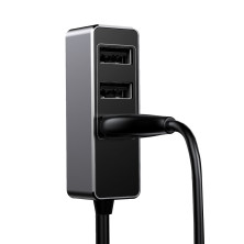 Автомобильное зарядное устройство Baseus Enjoy Together 4 USB 5.5A Серый