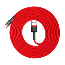 Кабель Baseus Cafule Cable USB to Type-C QC3.0 2A 3m Червоний