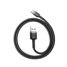 Кабель Baseus Cafule Cable USB to Type-C QC3.0 3A 0.5m Чорний
