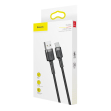 Кабель Baseus Cafule Cable USB to Type-C QC3.0 2A 2m Черный