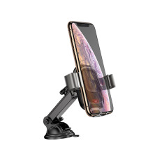 Бездротовий зарядний пристрій Baseus Smart Vehicle Bracket Sucker з технологією Qi 10W Чорний