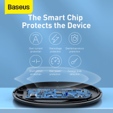 Беспроводное зарядное устройство Baseus Jelly с технологией Qi 15W 2A MAX Черный