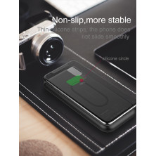 УМБ Baseus Thin Version 10000mAh 2.1A з Бездротовий зарядкою Qi 5W Чорний