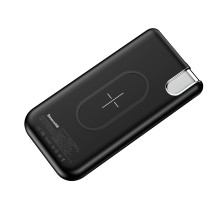 УМБ Baseus Thin Version 10000mAh 2.1A з Бездротовий зарядкою Qi 5W Чорний