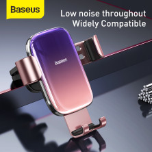 Автодержатель для телефона Baseus Glaze Gravity Car в воздуховод Розовый