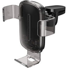 Бездротовий зарядний пристрій Baseus Explore 2in1 з технологією Qi 15W 2A Чорний