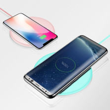 Бездротовий зарядний пристрій Baseus Donut Wireless Charger з технологією Qi 10W Блакитний