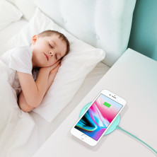 Бездротовий зарядний пристрій Baseus Donut Wireless Charger з технологією Qi 10W Блакитний