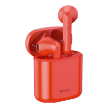 Беспроводные Bluetooth наушники Baseus Encok TWS W09 Красный