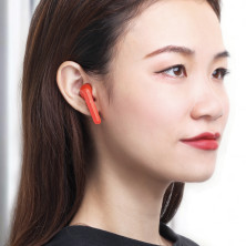 Беспроводные Bluetooth наушники Baseus Encok TWS W09 Красный