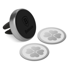 Автодержатель для телефона магнитный Baseus Magnet Car Mount в воздуховод Черный